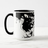 Blume Doodle Tasse (Links)
