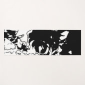 Blume Doodle Yogamatte (Vorderseite (Horizontal))