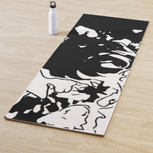 Blume Doodle Yogamatte (Beispiel)