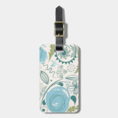 Blume Doodles Gepäckanhänger (Vorderseite vertikal)