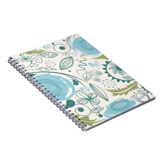 Blume Doodles Notizblock (Rechte Seite)