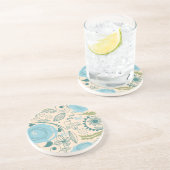 Blume Doodles Untersetzer (Seite)