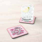 Blume Dragon Beverage Coaster Getränkeuntersetzer (Rechte Seite)