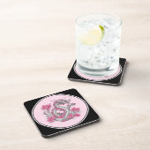 Blume Dragon Beverage Coaster Getränkeuntersetzer (Rechte Seite)