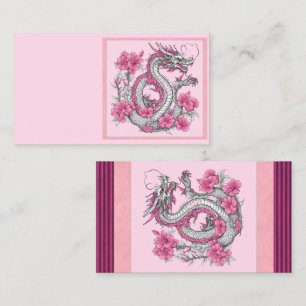 Blume Dragon Business Card Visitenkarte