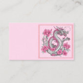 Blume Dragon Business Card Visitenkarte (Vorderseite)