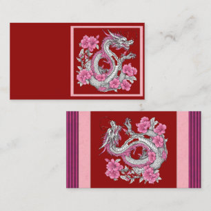 Blume Dragon Business Card Visitenkarte