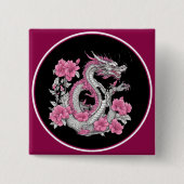 Blume Dragon Button (Vorderseite)