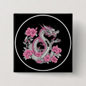 Blume Dragon Button (Vorderseite)