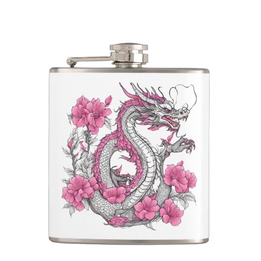 Blume Dragon Flask Flachmann (Vorderseite)