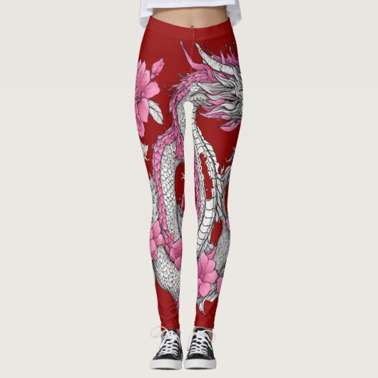 Blume Dragon Leggings (Vorderseite)