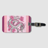 Blume Dragon Luggage Tag Gepäckanhänger (Vorderseite (Horizontal))