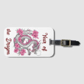 Blume Dragon Luggage Tag Gepäckanhänger (Vorderseite (Horizontal))