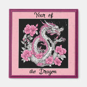 Blume Dragon Magnet (Vorne)