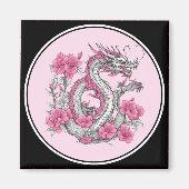 Blume Dragon Magnet (Vorne)