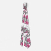 Blume Dragon Necktie Krawatte (Rückseite)