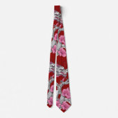 Blume Dragon Necktie Krawatte (Rückseite)
