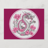 Blume Dragon Postcard Postkarte (Vorderseite)
