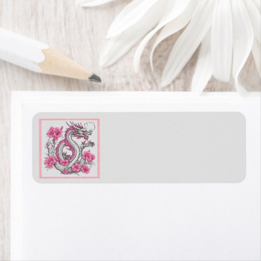 Blume Dragon Return Address Label (Insitu)