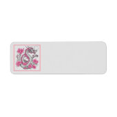 Blume Dragon Return Address Label (Vorne)