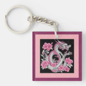 Blume Dragon Schlüsselanhänger (Vorderseite)