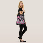 Blume Dragon Tote Bag Tasche (Am Model)