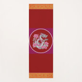 Blume Dragon Yoga Mat Yogamatte (Vorderseite)
