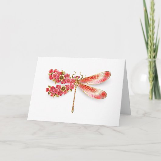 Blume Dragonfly mit Schmucksakura (Vorderseite)
