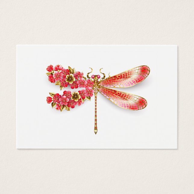 Blume Dragonfly mit Schmucksakura (Vorderseite)