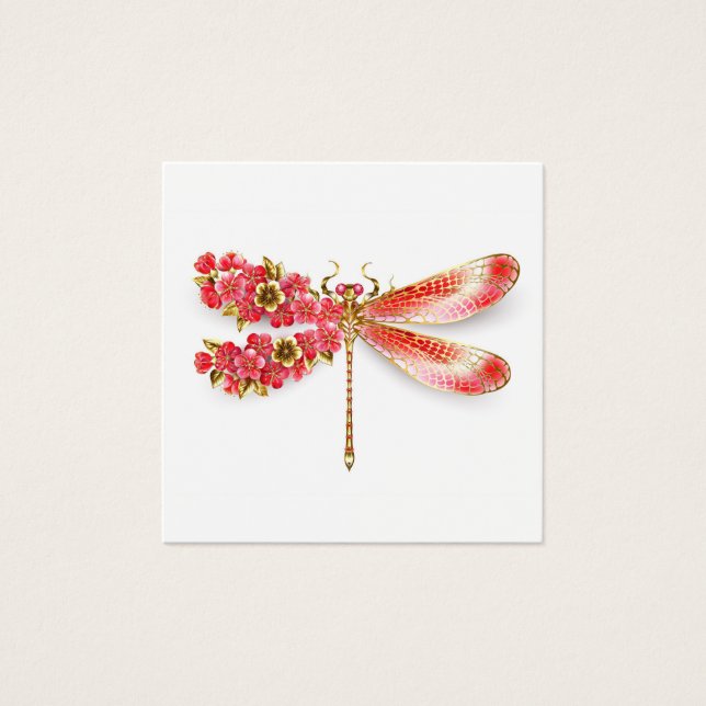 Blume Dragonfly mit Schmucksakura (Vorderseite)