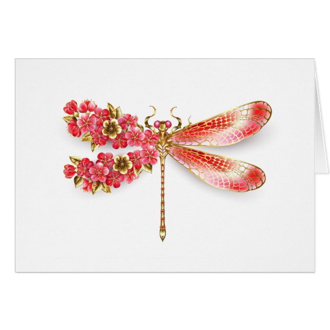 Blume Dragonfly mit Schmucksakura (Vorderseite (Horizontal))