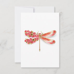 Blume Dragonfly mit Schmucksakura Ankündigung