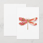 Blume Dragonfly mit Schmucksakura Ankündigung (Vorne/Hinten)