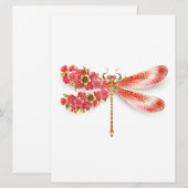 Blume Dragonfly mit Schmucksakura Ankündigung (Vorne/Hinten)