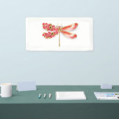 Blume Dragonfly mit Schmucksakura Banner (Messe)