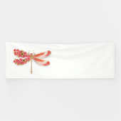 Blume Dragonfly mit Schmucksakura Banner (Horizontal)