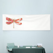 Blume Dragonfly mit Schmucksakura Banner (Messeveranstaltung)