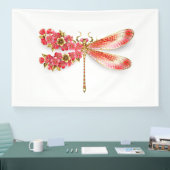 Blume Dragonfly mit Schmucksakura Banner (Messe)