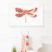 Blume Dragonfly mit Schmucksakura Banner (InSitu)