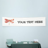 Blume Dragonfly mit Schmucksakura Banner (Messeveranstaltung)