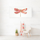 Blume Dragonfly mit Schmucksakura Banner (Insitu)