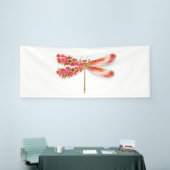 Blume Dragonfly mit Schmucksakura Banner (Messeveranstaltung)