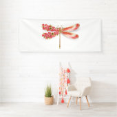 Blume Dragonfly mit Schmucksakura Banner (Insitu)