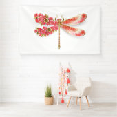 Blume Dragonfly mit Schmucksakura Banner (Insitu)