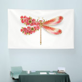 Blume Dragonfly mit Schmucksakura Banner (Messe)