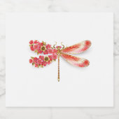 Blume Dragonfly mit Schmucksakura Bierflaschenetikett (Einzelnes Label)