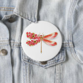 Blume Dragonfly mit Schmucksakura Button (Beispiel)