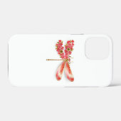 Blume Dragonfly mit Schmucksakura Case-Mate iPhone Hülle (Rückseite (Horizontal))