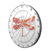 Blume Dragonfly mit Schmucksakura Dartscheibe (Vorderseite rechts)