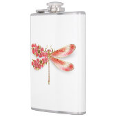 Blume Dragonfly mit Schmucksakura Flachmann (Links)